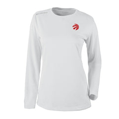 Toronto Raptors Women's Omni-Wick Shotgun Pullover Top White - NBA