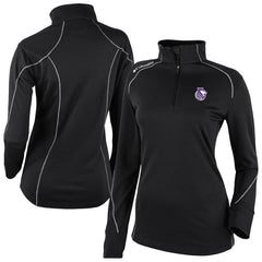 Sacramento Kings Women's Omni-Wick Shotgun 2.0 Quarter-Zip Pullover Top Black - NBA