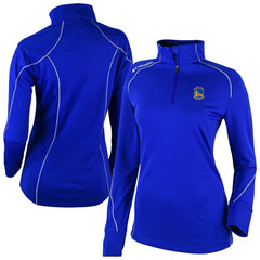 Golden State Warriors Women's Omni-Wick Shotgun 2.0 Quarter-Zip Pullover Top Royal - NBA