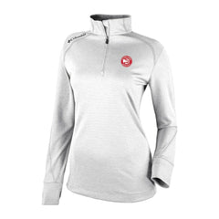Atlanta Hawks Women's Omni-Wick Shotgun 2.0 Quarter-Zip Pullover Top White - NBA