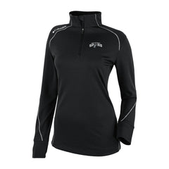 San Antonio Spurs Women's Omni-Wick Shotgun 2.0 Quarter-Zip Pullover Top Black - NBA