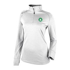 Boston Celtics Women's Omni-Wick Shotgun 2.0 Quarter-Zip Pullover Top White - NBA