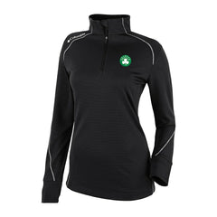 Boston Celtics Women's Omni-Wick Shotgun 2.0 Quarter-Zip Pullover Top Black - NBA