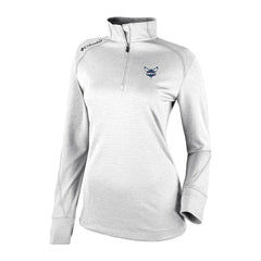 Charlotte Hornets Women's Omni-Wick Shotgun 2.0 Quarter-Zip Pullover Top White - NBA