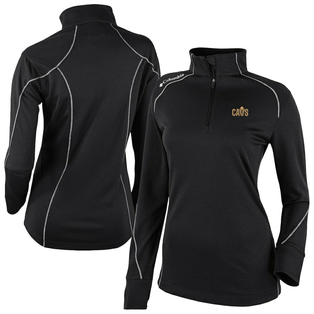 Cleveland Cavaliers Women's Omni-Wick Shotgun 2.0 Quarter-Zip Pullover Top Black - NBA