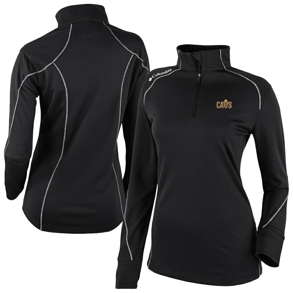 Cleveland Cavaliers Women's Omni-Wick Shotgun 2.0 Quarter-Zip Pullover Top Black - NBA