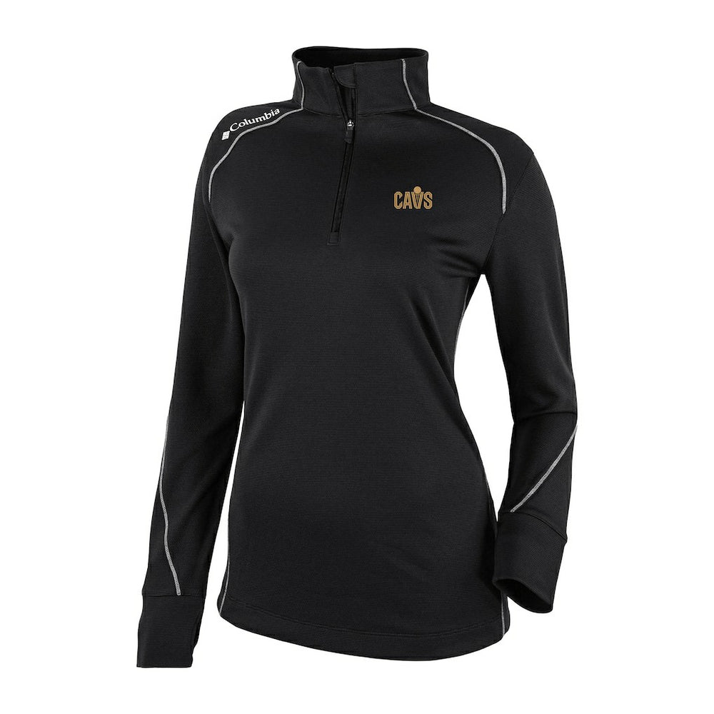 Cleveland Cavaliers Women's Omni-Wick Shotgun 2.0 Quarter-Zip Pullover Top Black - NBA