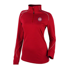 Detroit Pistons Women's Omni-Wick Shotgun 2.0 Quarter-Zip Pullover Top Red - NBA
