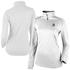 Dallas Mavericks Women's Omni-Wick Shotgun 2.0 Quarter-Zip Pullover Top White - NBA