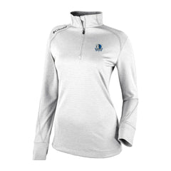 Dallas Mavericks Women's Omni-Wick Shotgun 2.0 Quarter-Zip Pullover Top White - NBA