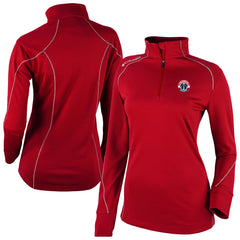 Washington Wizards Women's Omni-Wick Shotgun 2.0 Quarter-Zip Pullover Top Red - NBA