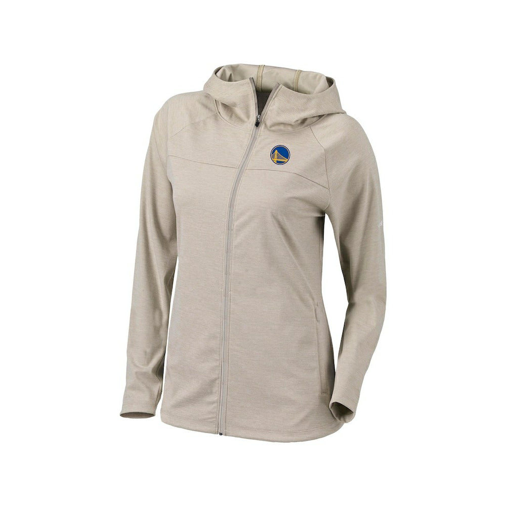 Golden State Warriors Women's Omni-Wick Half Shot Full-Zip Hooded Jacket Tan - NBA