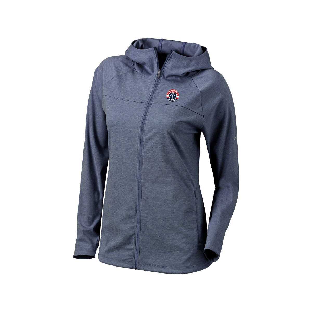 Washington Wizards Women's Omni-Wick Half Shot Full-Zip Hooded Jacket Navy - NBA