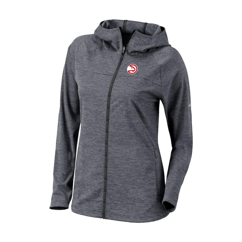 Atlanta Hawks Women's Omni-Wick Half Shot Full-Zip Hooded Jacket Black - NBA