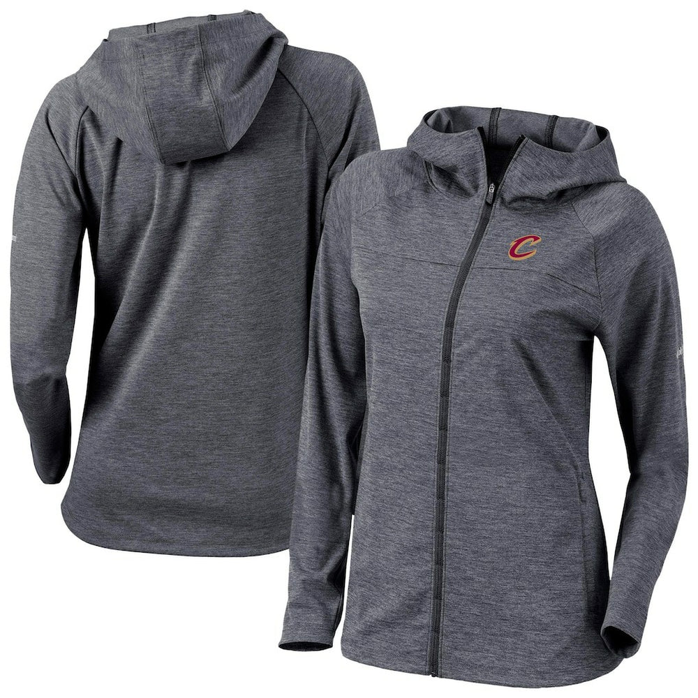 Cleveland Cavaliers Women's Omni-Wick Half Shot Full-Zip Hooded Jacket Black - NBA
