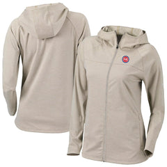 Detroit Pistons Women's Omni-Wick Half Shot Full-Zip Hooded Jacket Tan - NBA