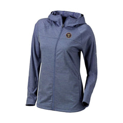 Denver Nuggets Women's Omni-Wick Half Shot Full-Zip Hooded Jacket Navy - NBA