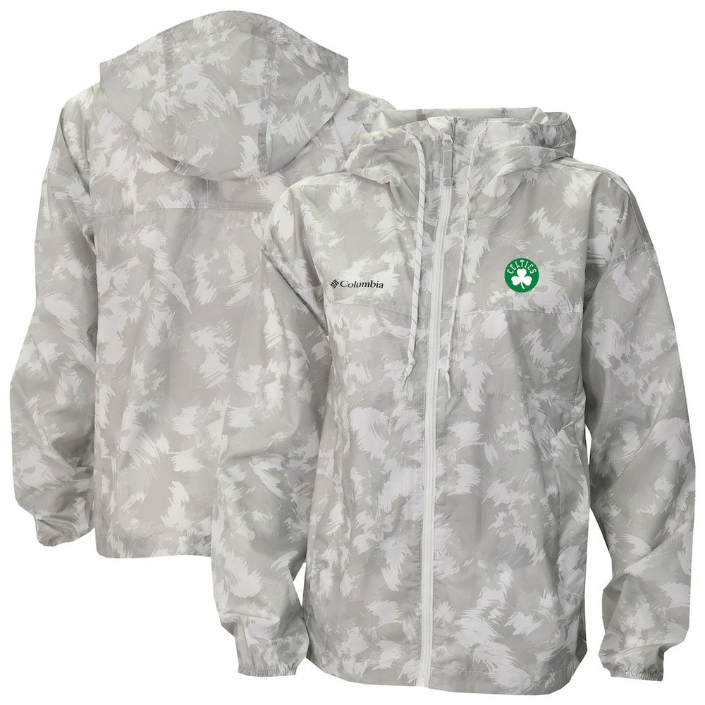 Boston Celtics Women's Flash Challenger II Omni-Shade Full-Zip Windbreaker Jacket Gray - NBA