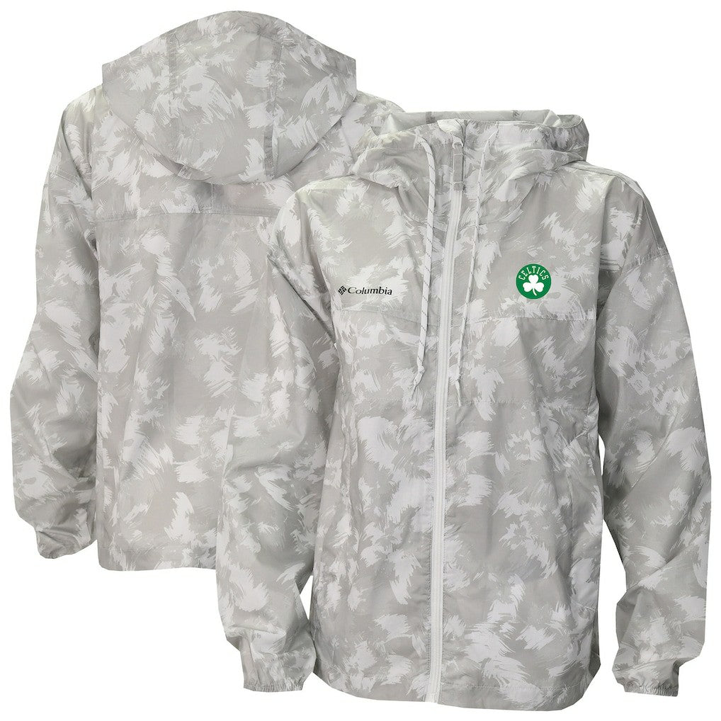 Boston Celtics Women's Flash Challenger II Omni-Shade Full-Zip Windbreaker Jacket Gray - NBA