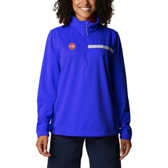 Detroit Pistons Women's Skiff Guide Fleece Pullover Top Blue - NBA