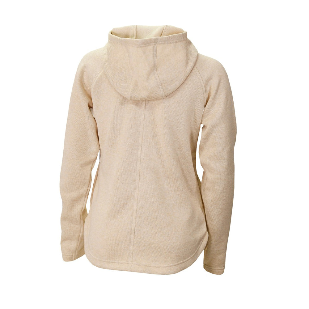 Toronto Raptors Women's Sweater Weather Quarter-Snap Hoodie Natural - NBA