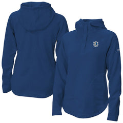 Dallas Mavericks Women's Sweater Weather Quarter-Snap Hoodie Blue - NBA