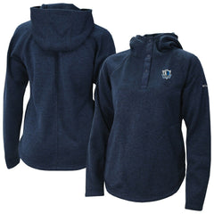 Dallas Mavericks Women's Sweater Weather Quarter-Snap Hoodie Navy - NBA