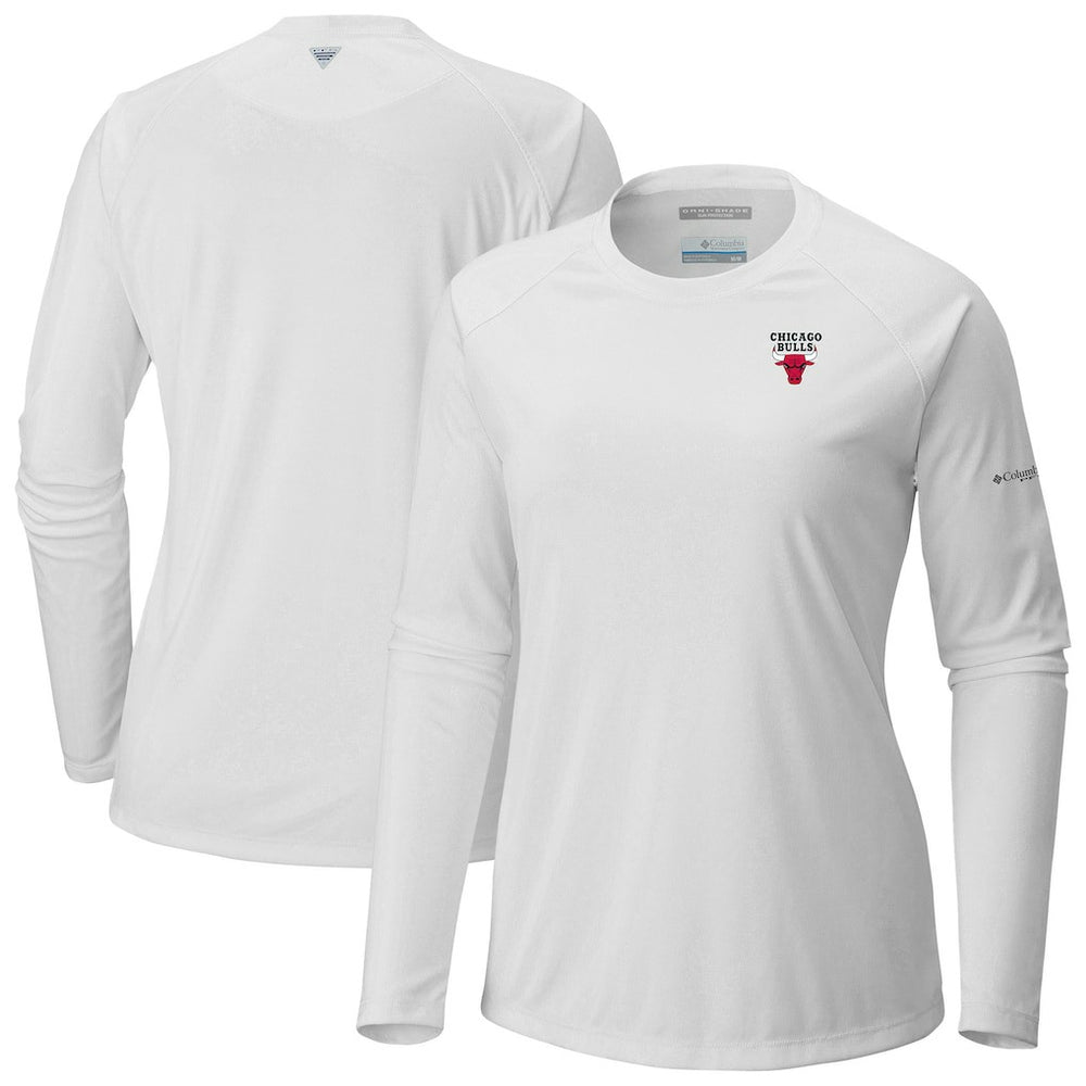 Chicago Bulls Women's Tidal Tee II Long Sleeve T-Shirt White - NBA