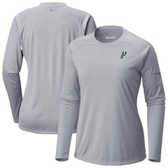 San Antonio Spurs Women's Tidal Tee II Long Sleeve T-Shirt Gray - NBA
