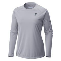 San Antonio Spurs Women's Tidal Tee II Long Sleeve T-Shirt Gray - NBA