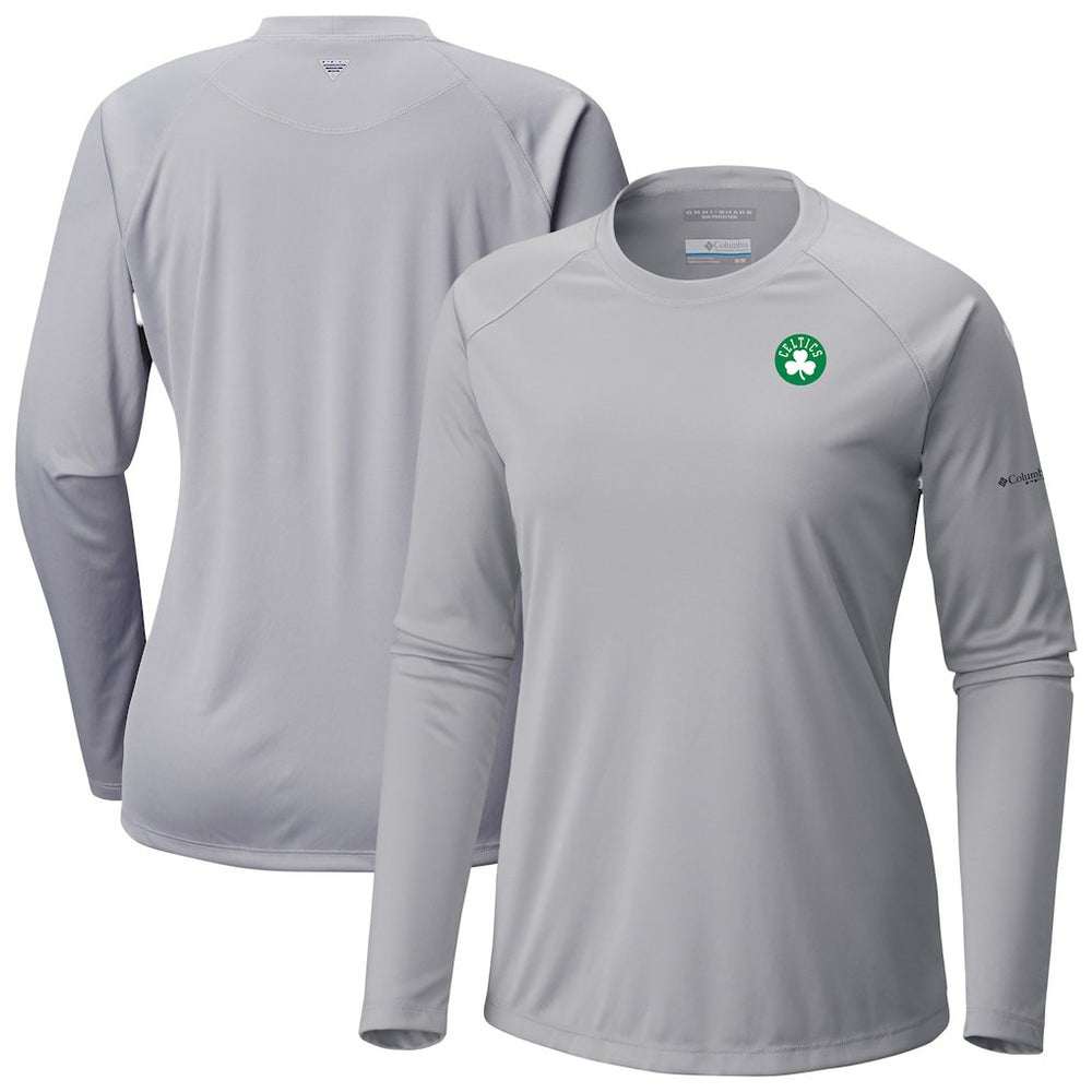 Boston Celtics Women's Tidal Tee II Long Sleeve T-Shirt Gray - NBA