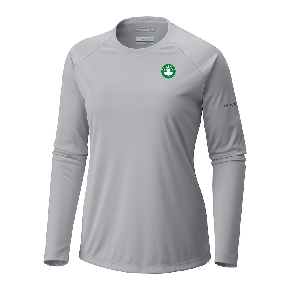 Boston Celtics Women's Tidal Tee II Long Sleeve T-Shirt Gray - NBA