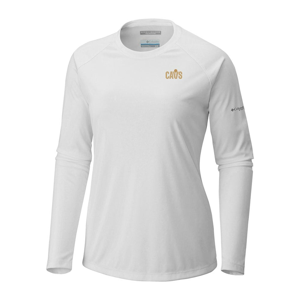 Cleveland Cavaliers Women's Tidal Tee II Long Sleeve T-Shirt White - NBA