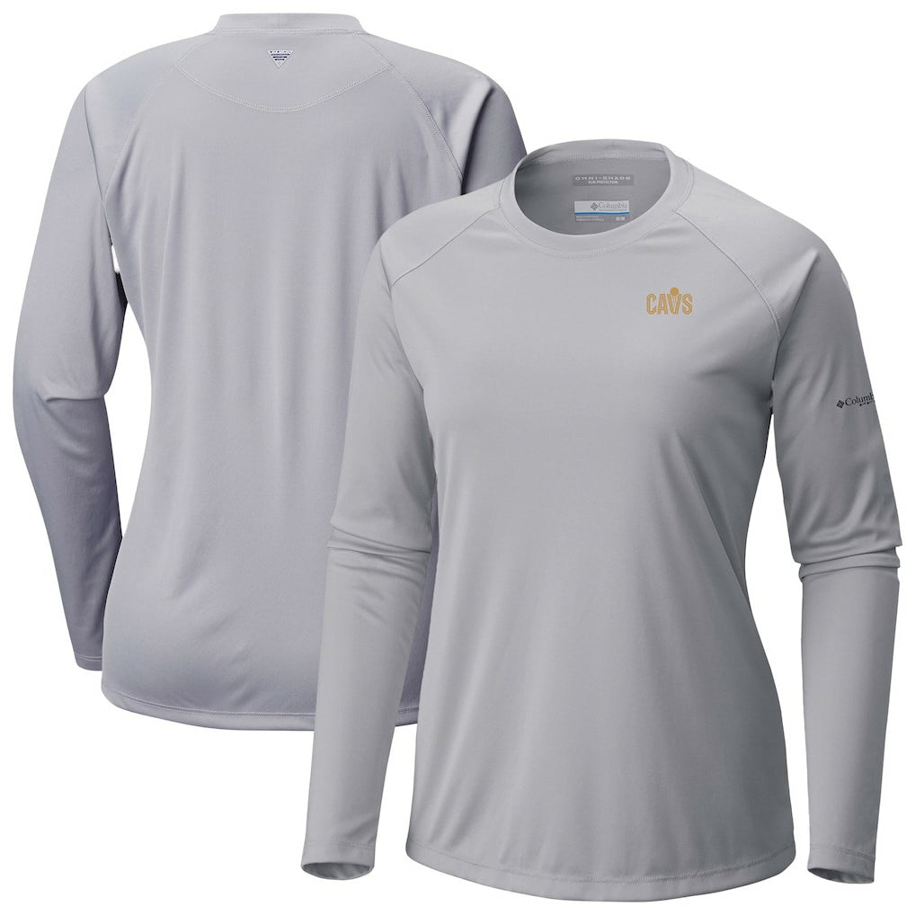 Cleveland Cavaliers Women's Tidal Tee II Long Sleeve T-Shirt Gray - NBA