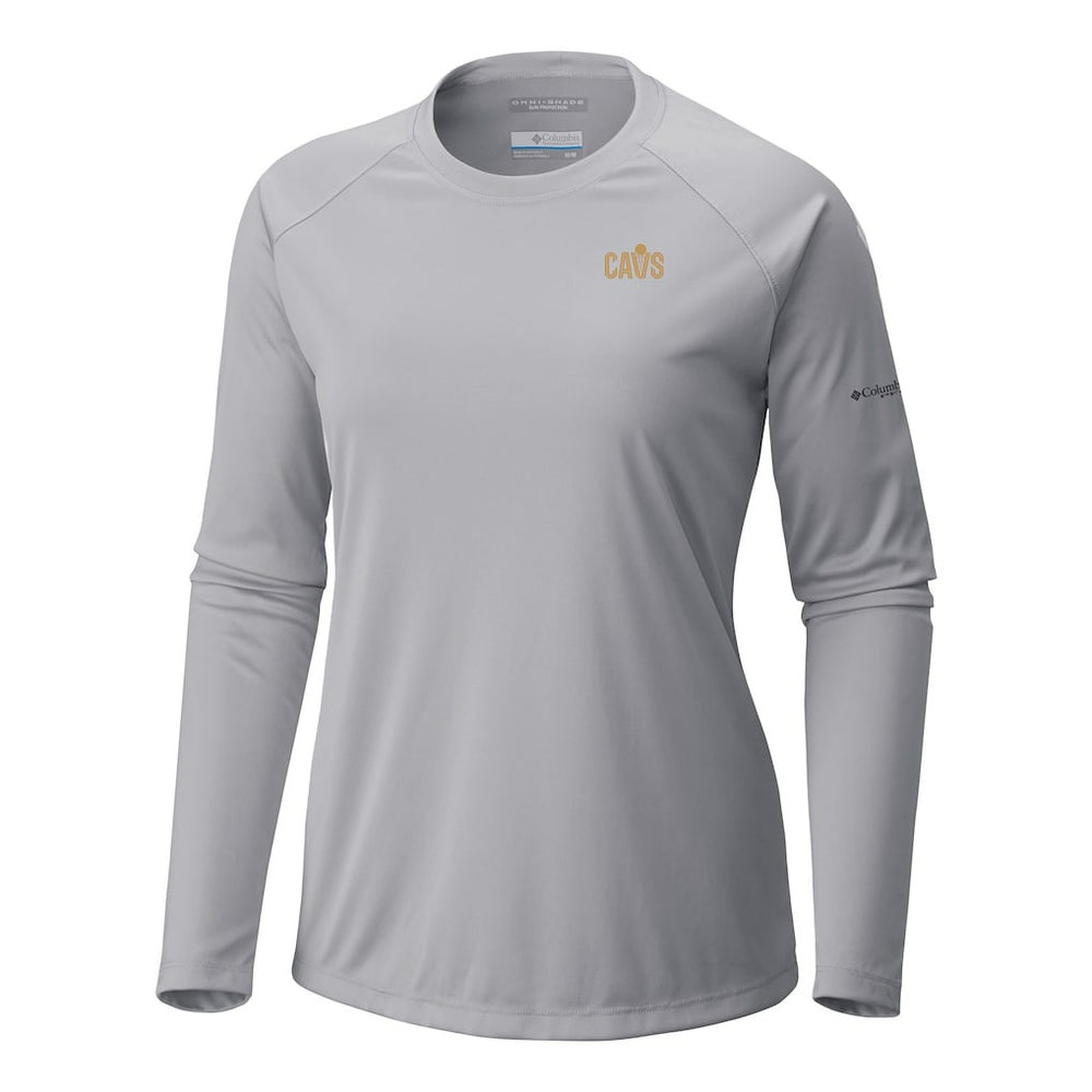 Cleveland Cavaliers Women's Tidal Tee II Long Sleeve T-Shirt Gray - NBA
