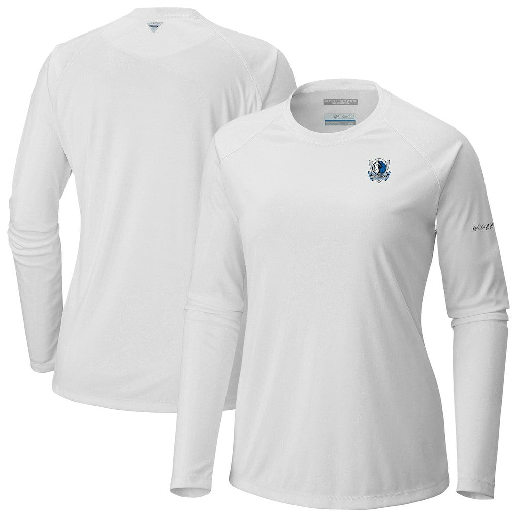 Dallas Mavericks Women's Tidal Tee II Long Sleeve T-Shirt White - NBA