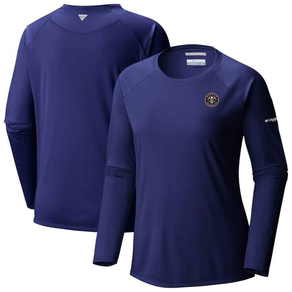 Denver Nuggets Women's Tidal Tee II Long Sleeve T-Shirt Navy - NBA