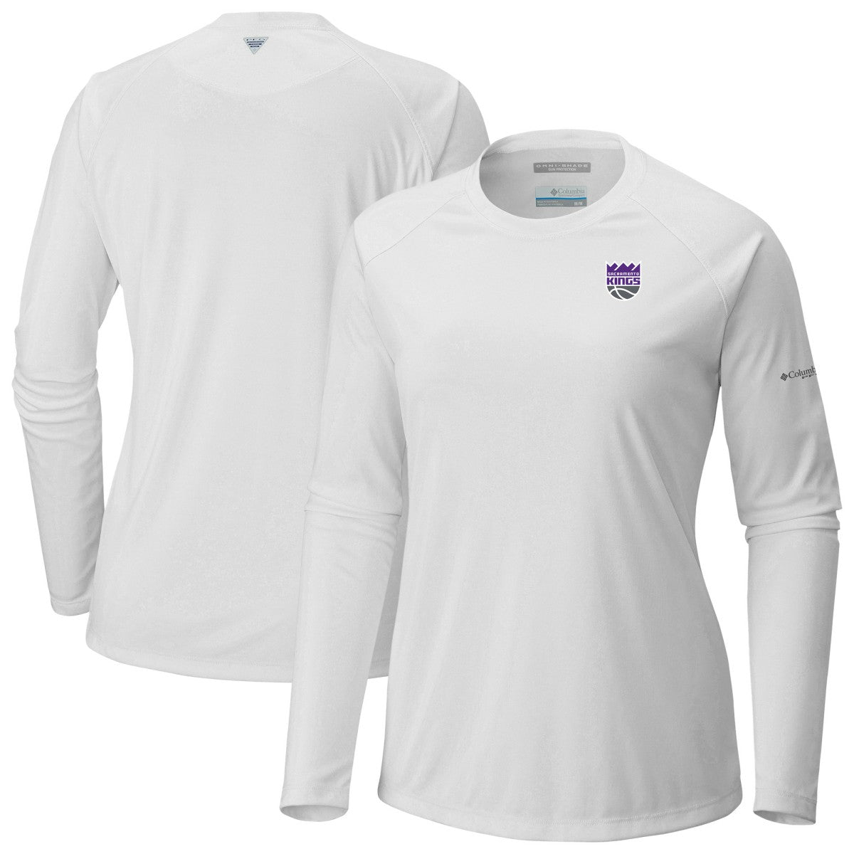 Sacramento Kings Women's Tidal Tee II Long Sleeve T-Shirt White - NBA