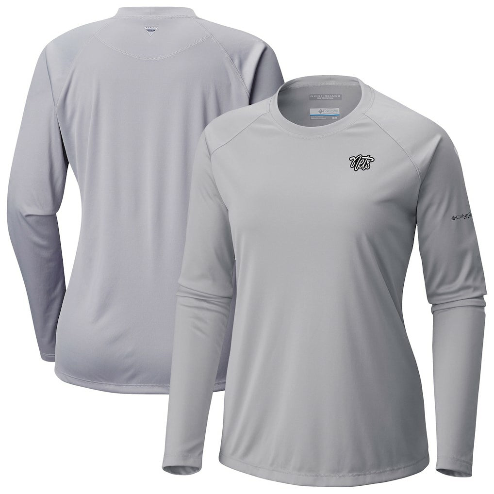 Brooklyn Nets Women's Tidal Tee II Long Sleeve T-Shirt Gray - NBA