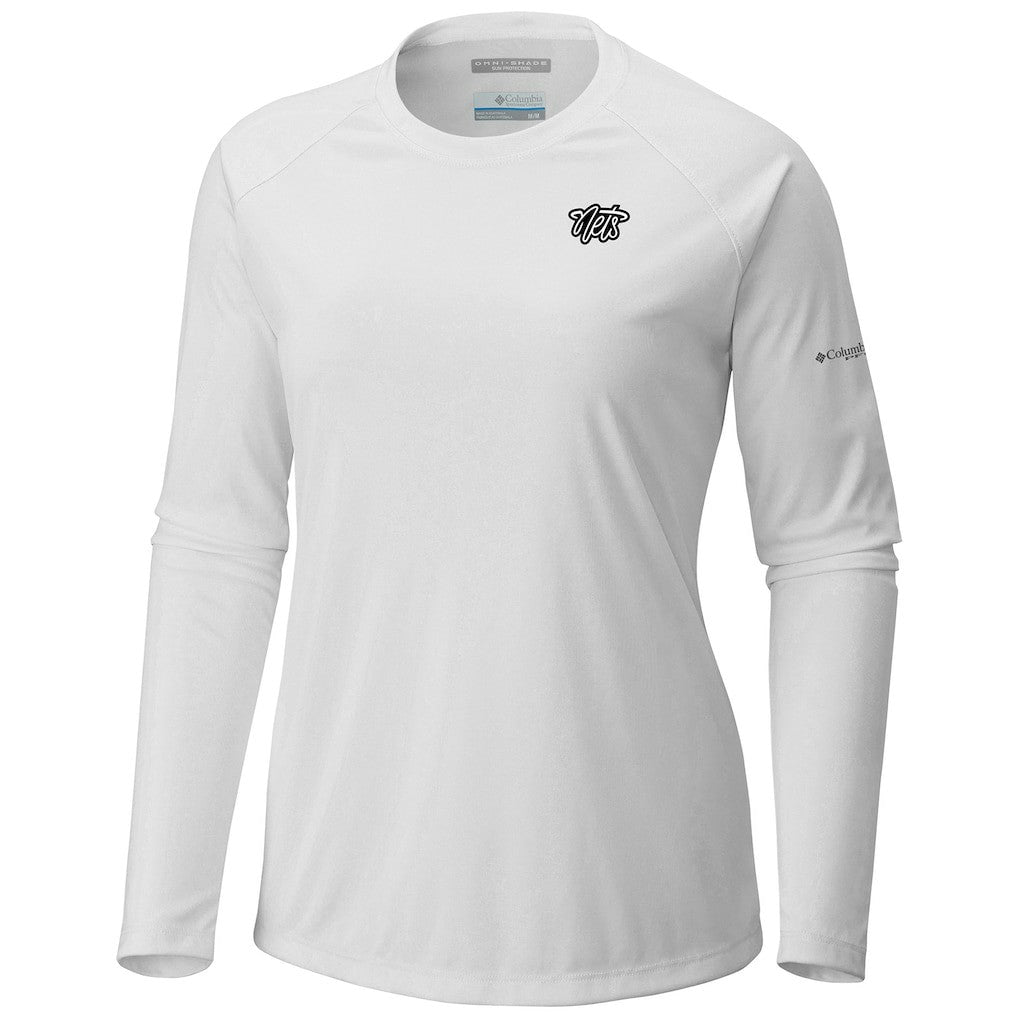Brooklyn Nets Women's Tidal Tee II Long Sleeve T-Shirt White - NBA