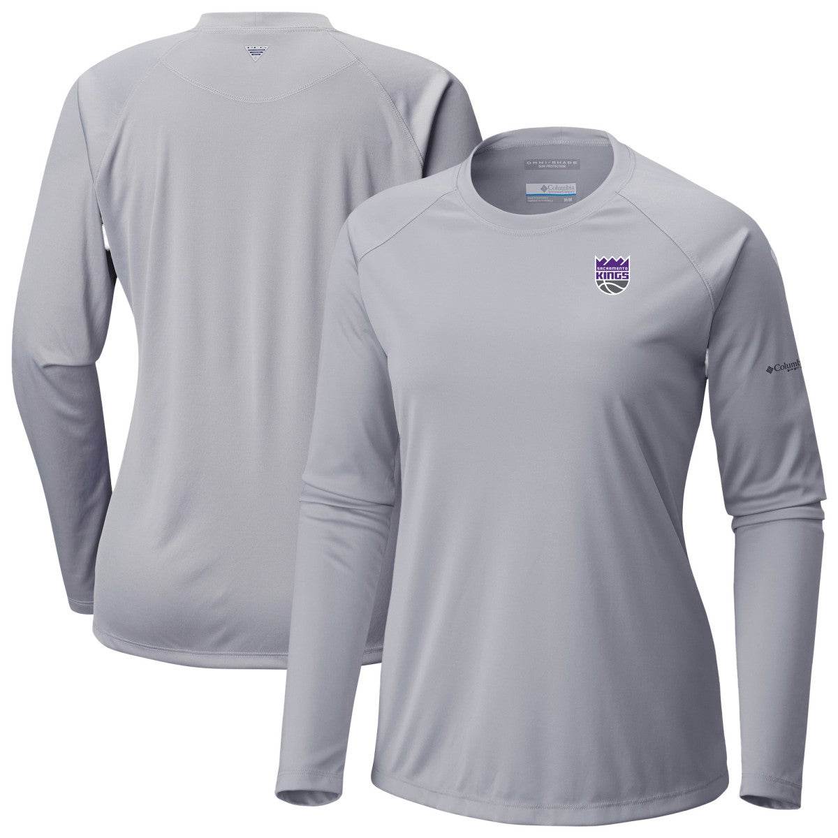 Sacramento Kings Women's Tidal Tee II Long Sleeve T-Shirt Gray - NBA