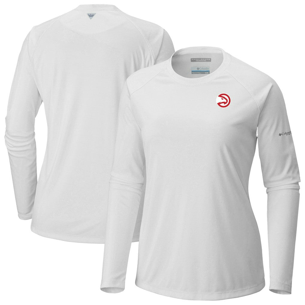 Atlanta Hawks Women's Tidal Tee II Long Sleeve T-Shirt White - NBA
