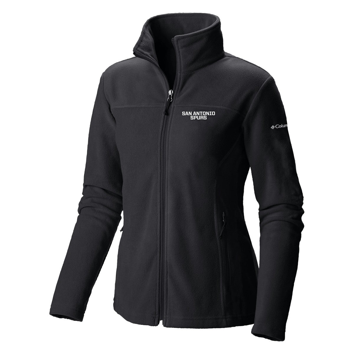 San Antonio Spurs Women's Give & Go II Fleece Full-Zip Jacket Black - NBA