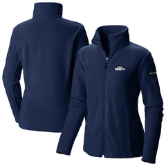 Denver Nuggets Women's Give & Go II Fleece Full-Zip Jacket Navy - NBA