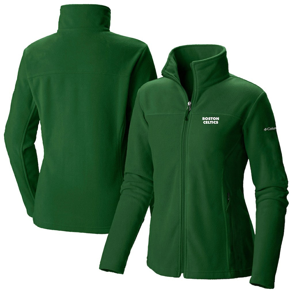 Boston Celtics Women's Give & Go II Fleece Full-Zip Jacket Kelly Green - NBA