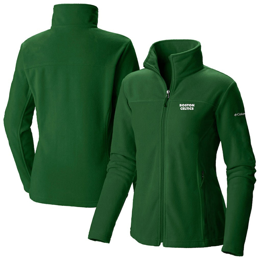 Boston Celtics Women's Give & Go II Fleece Full-Zip Jacket Kelly Green - NBA