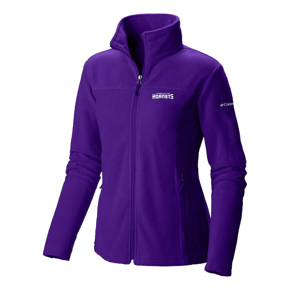 Charlotte Hornets Women's Give & Go II Fleece Full-Zip Jacket Purple - NBA