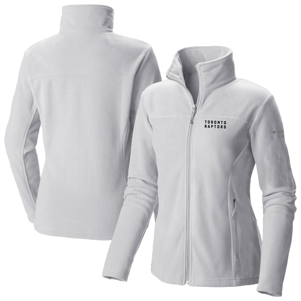 Toronto Raptors Women's Give & Go II Fleece Full-Zip Jacket White - NBA