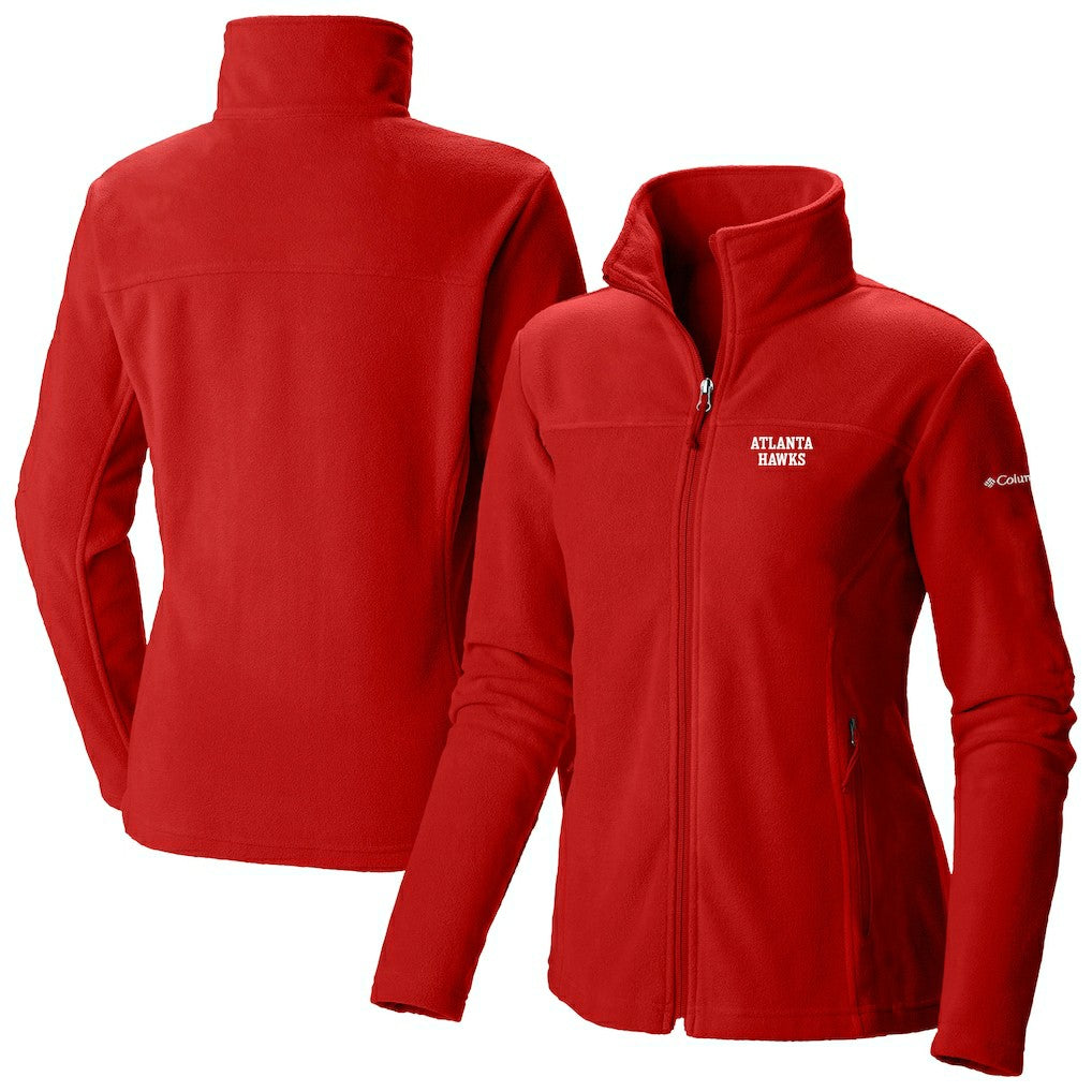 Atlanta Hawks Women's Give & Go II Fleece Full-Zip Jacket Red - NBA