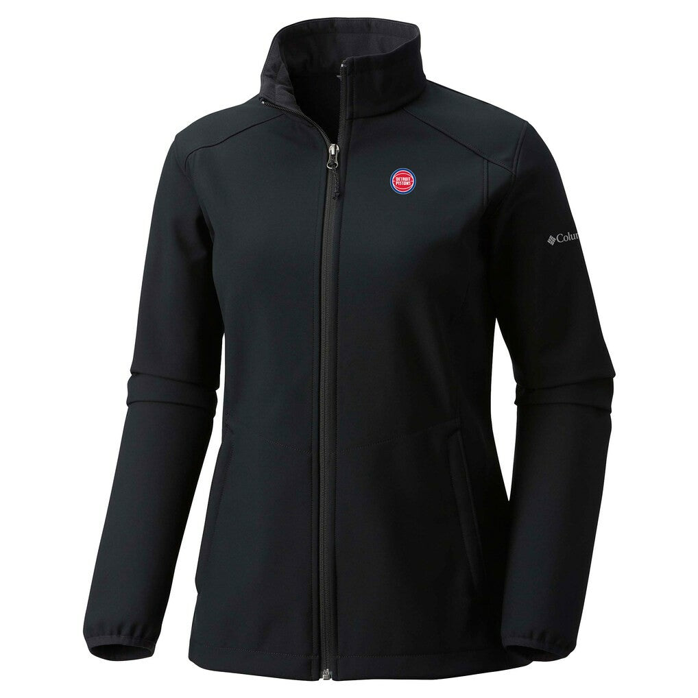 Detroit Pistons Women's Kruser Ridge III Softshell Jacket Black - NBA